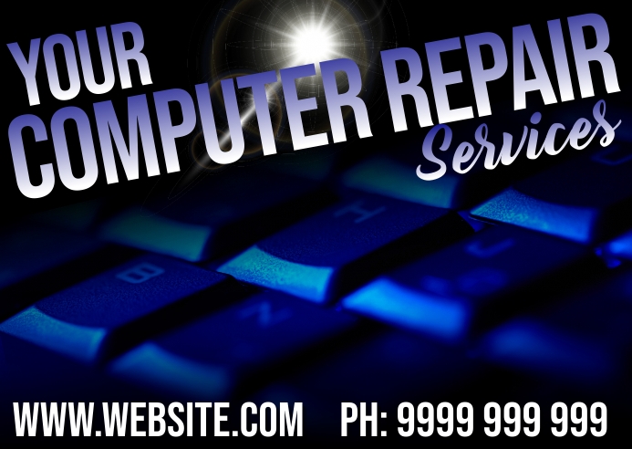 computer repair Template | PosterMyWall