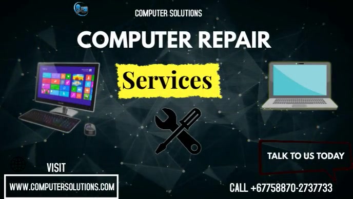 Computer Repair Template PosterMyWall