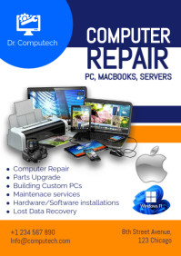computer repair Template | PosterMyWall
