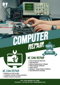 Computer Repair Flyer Template | PosterMyWall
