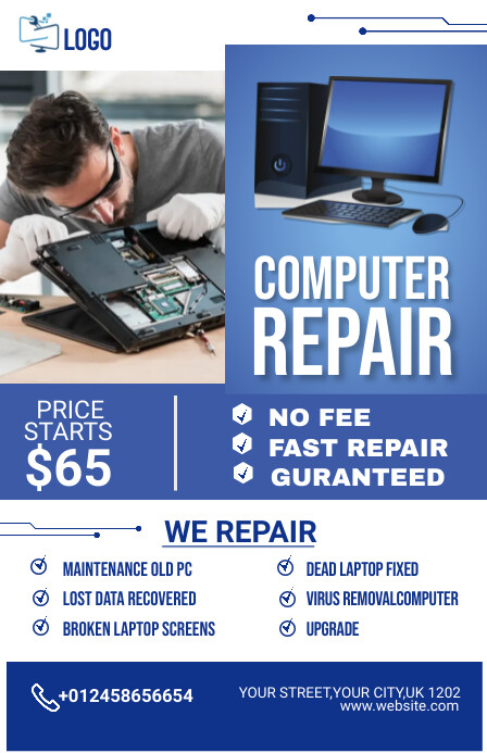 Computer Repair Poster