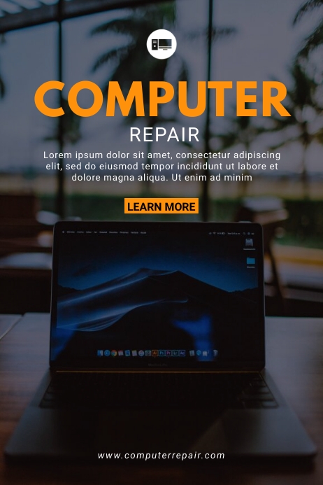 Copy of Computer repair flyer | PosterMyWall