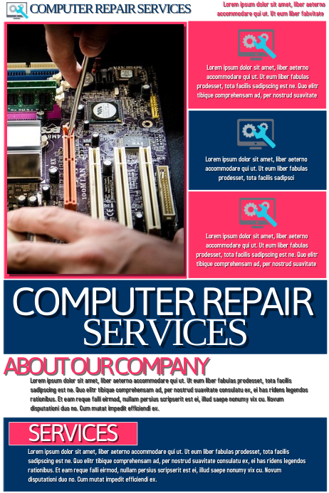 Computer Repair Template | PosterMyWall