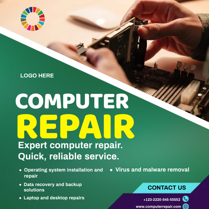 Computer Repair Flyer Template | PosterMyWall
