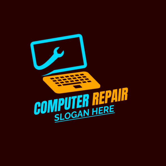 computer repair logo, tech logo, laptop logo Template | PosterMyWall