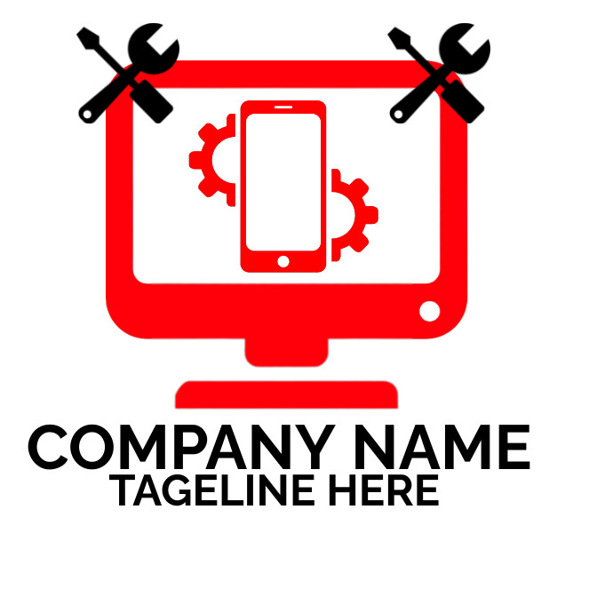 computer repair logo Template | PosterMyWall