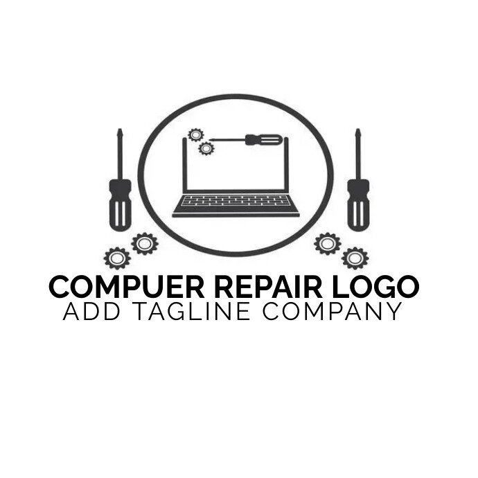 computer repair LOGO Template | PosterMyWall