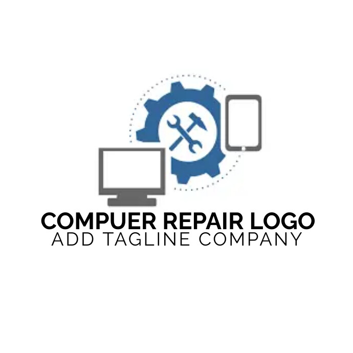 computer repair LOGO Template | PosterMyWall