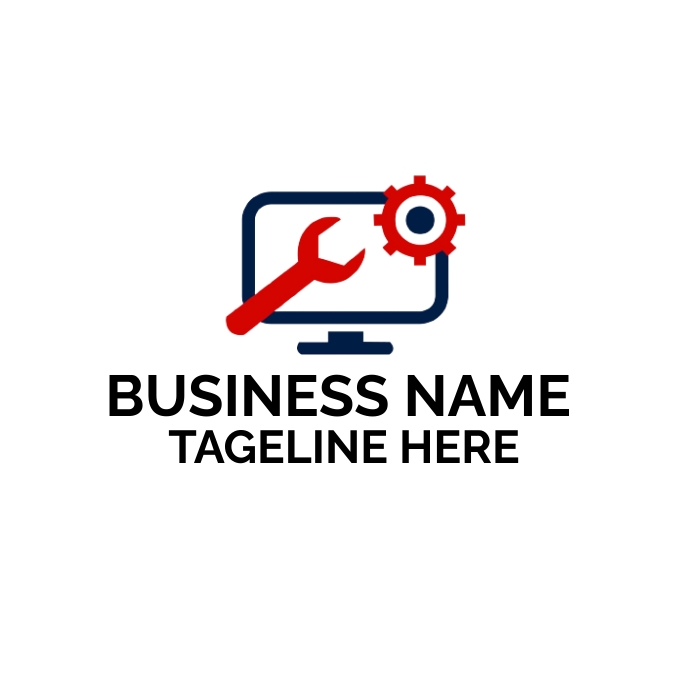 computer repair logo Template | PosterMyWall