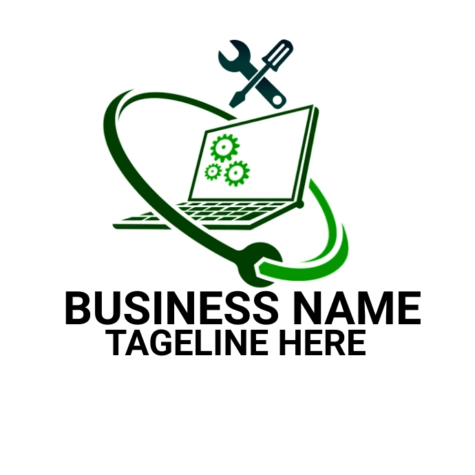 computer repair logo Template | PosterMyWall