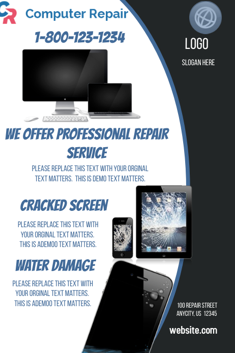 Computer Repair Template | PosterMyWall