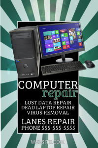 computer repair service Template | PosterMyWall
