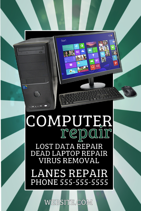 Computer Repair Template | PosterMyWall