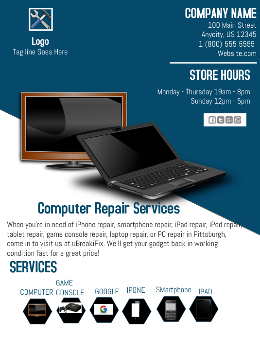 Computer Repair Posters