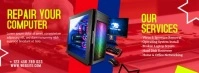 Computer Repair Service Ad Foto Sampul Facebook template