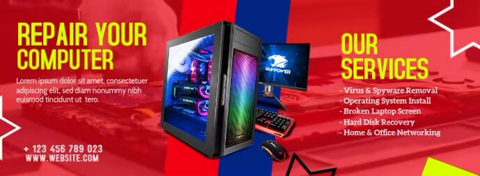 Computer Repair Service Ad Template | PosterMyWall