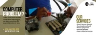 Computer Repair Service Ad Foto Sampul Facebook template