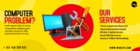 Computer Repair Service Ad Foto Sampul Facebook template