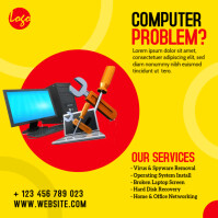 Computer Repair Social Media Post Template | PosterMyWall