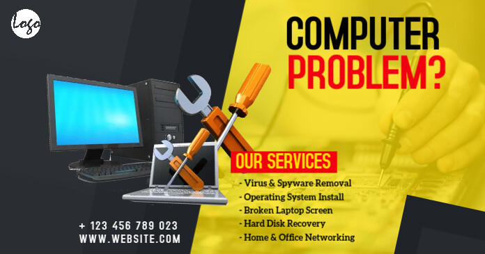 Copy of Computer Repair Service Ad | PosterMyWall