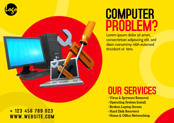 Copy of Computer Repair Service Ad | PosterMyWall