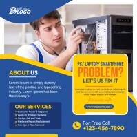 Computer Repair Service Ad Template | PosterMyWall