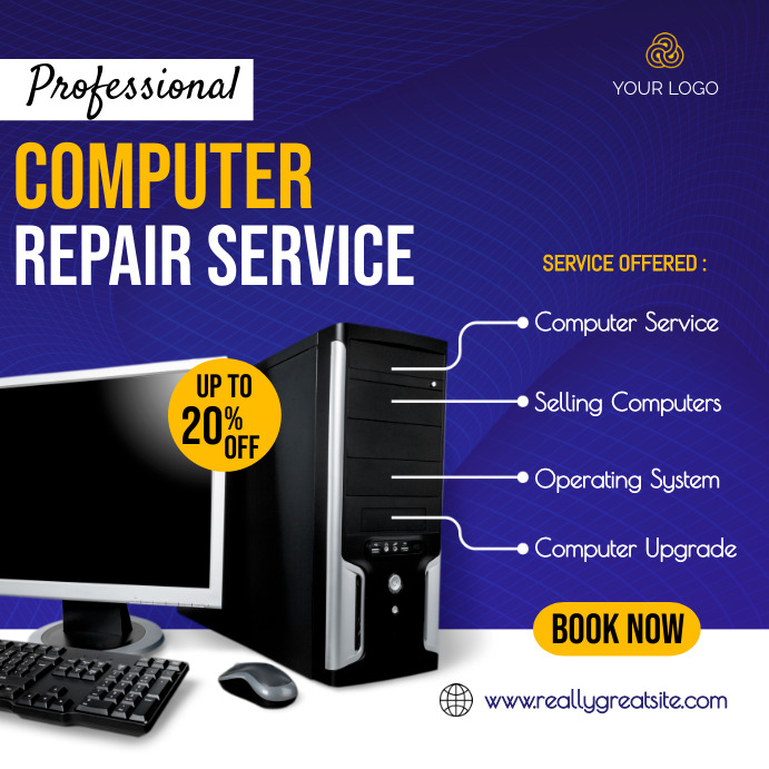 Copy of Computer Repair Service | PosterMyWall