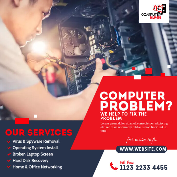 Copy of Computer Repair Services Ad | PosterMyWall