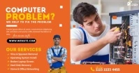 Computer Repair Services Ad Facebook Shared Image template