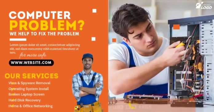 Computer Repair Services Template | PosterMyWall