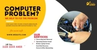 Computer Repair Services Facebook Shared Image template