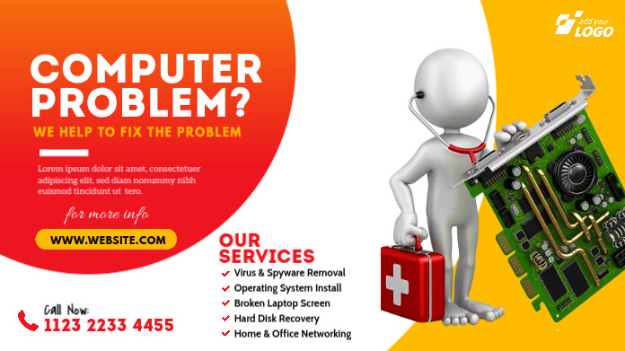 Computer Repair Services Template | PosterMyWall