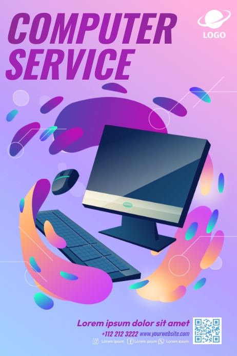Computer Repair Services Template | PosterMyWall