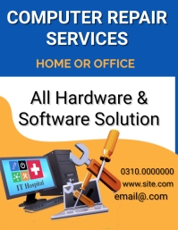 Computer repair Template | PosterMyWall