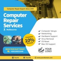 Computer Repair Services Ad Template | PosterMyWall