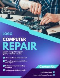 Computer Repair Ads Template | PosterMyWall