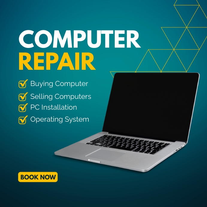 COMPUTER REPAIR SERVICES TEMPLATE | PosterMyWall