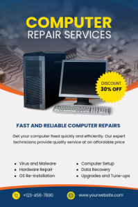 561+ Free Templates for 'Computer services poster' | PosterMyWall