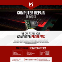 Computer Repair Service Ad Template | PosterMyWall
