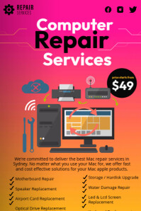 Computer Repair Template | PosterMyWall