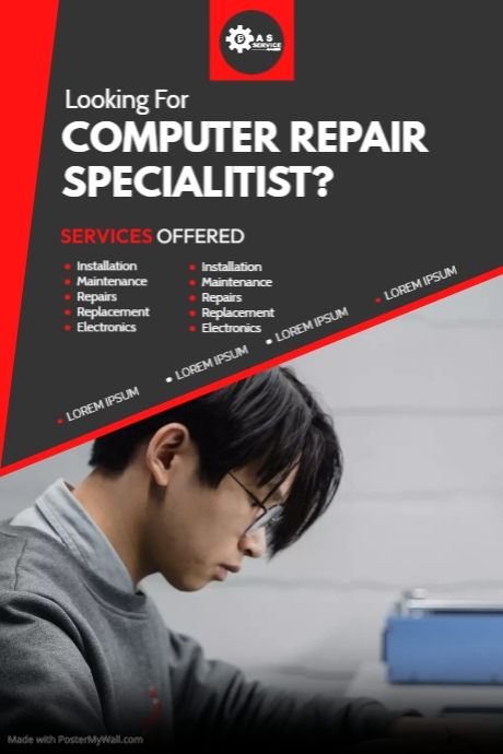 Computer Repair Shop Template | PosterMyWall