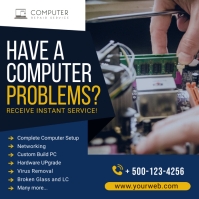 Computer Repair Social Media Post Template | PosterMyWall