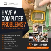 Computer Repair Social Media Post Template | PosterMyWall