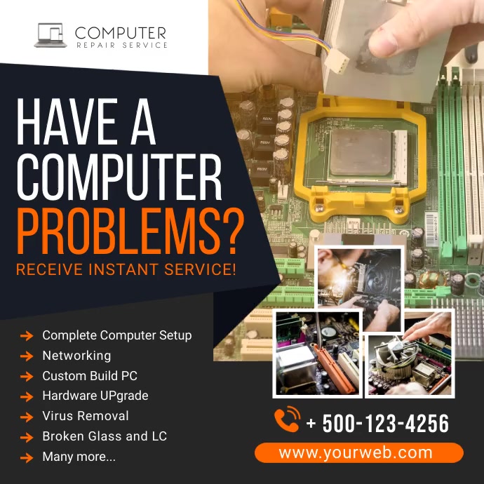 Computer Service Banner Design