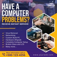 Computer repair design flyer Template | PosterMyWall