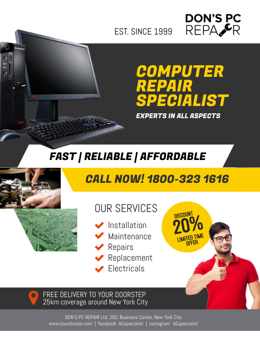 Computer Repair Posters