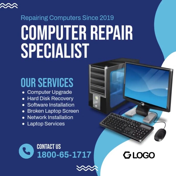 Copy of Computer Repair Specialist Instagram Facebook | PosterMyWall