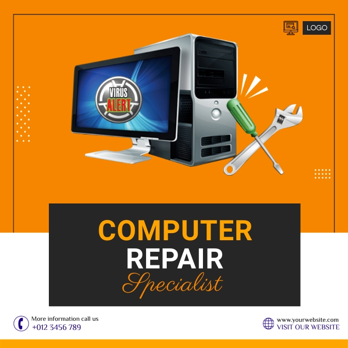 COMPUTER REPAIR TEMPLATE PosterMyWall
