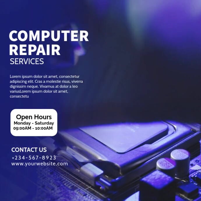 computer repair2 Template | PosterMyWall