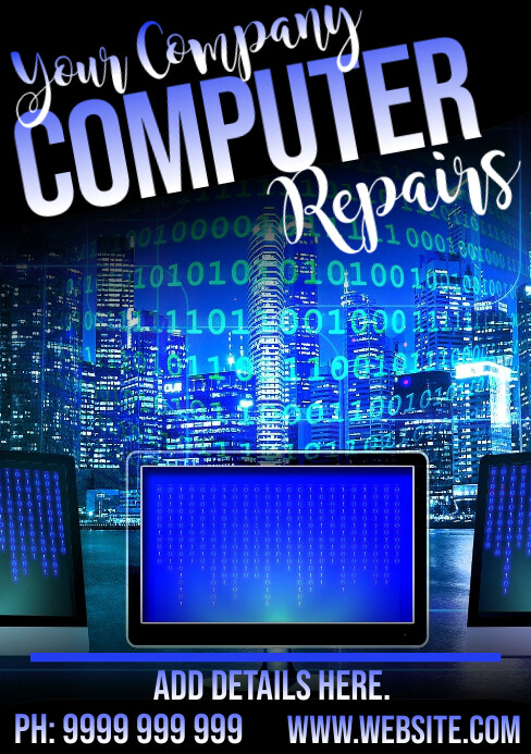 Copy of Computer repairs | PosterMyWall